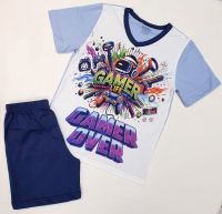Детска пижама къс ръкав за момче "GAMER" (от 134 до 170см.)
